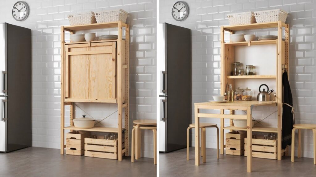 Using Multifunctional Furniture to help save space in tiny homes