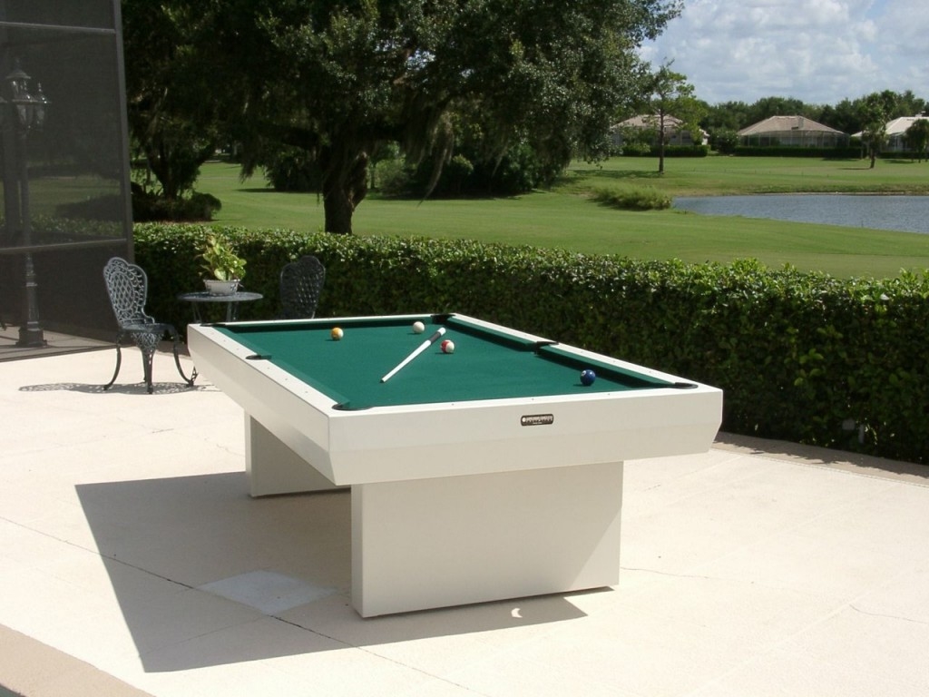 outdoor pool table