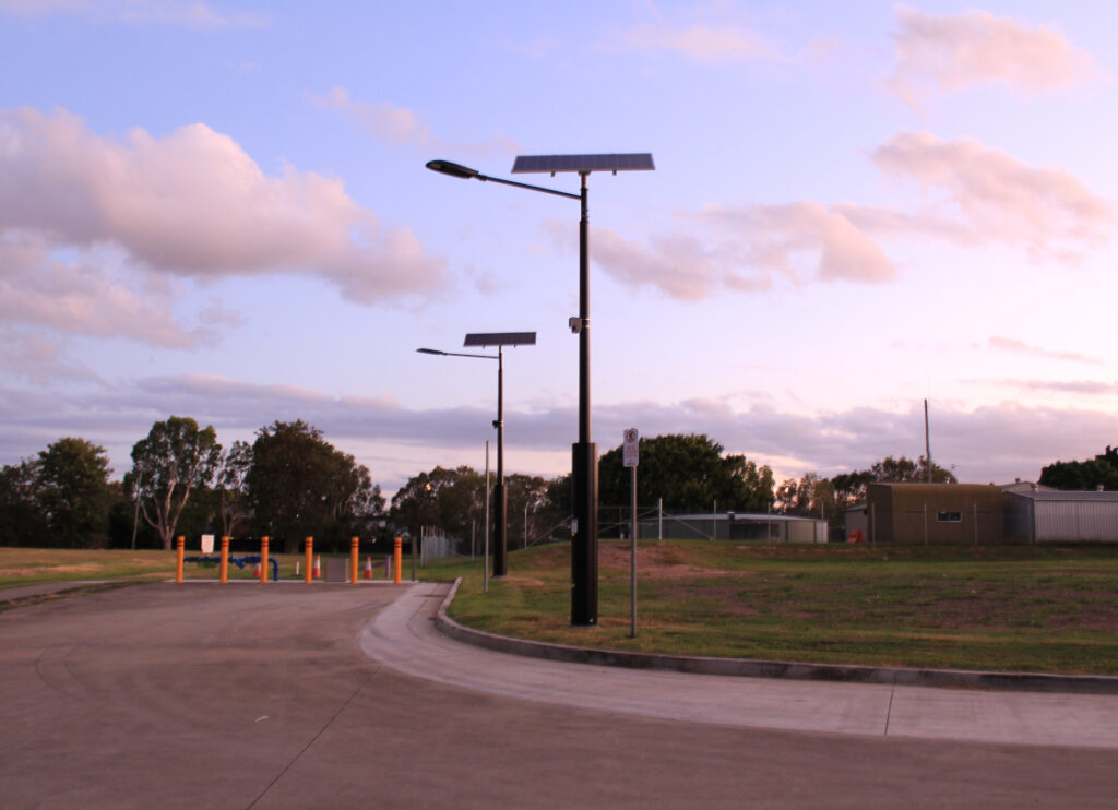 contept of Solar Street Lights