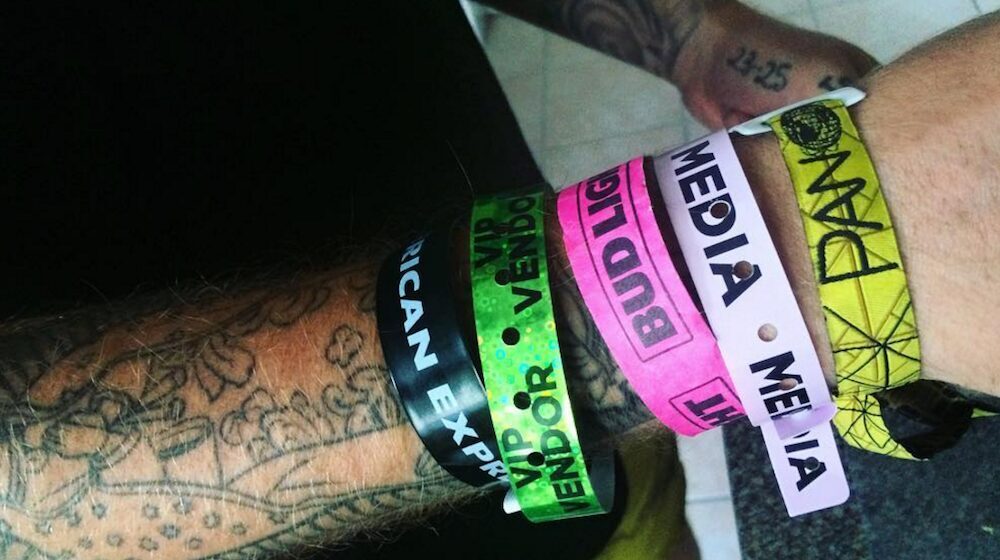 concert VIP and premium wristbands